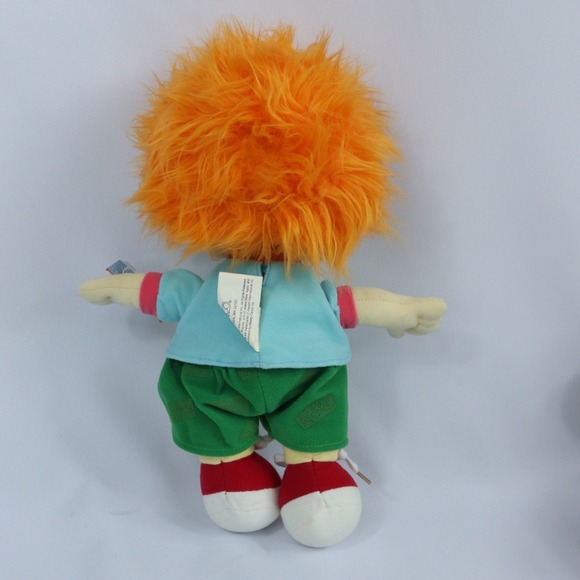 Vintage Nickelodeon 2000 Y2K Rugrats Chuckie Finster Plush Doll 12" with Tags - Picture 2 of 8